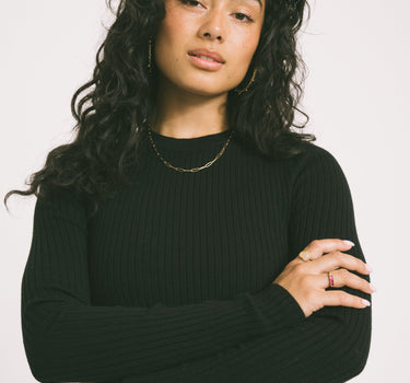 TILTIL Roelie Rib Knit Black - Things I Like Things I Love