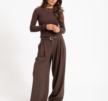 TILTIL Roellie Ribknit Bruin - Things I Like Things I Love