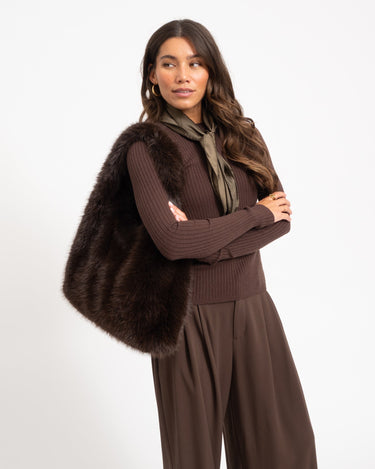 TILTIL Roellie Ribknit Bruin - Things I Like Things I Love
