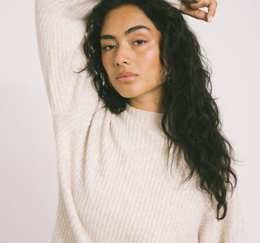 TILTIL Ronja Crewneck Knit Sand - Things I Like Things I Love