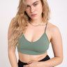 TILTIL Ruby Rib Bra Green One Size - Things I Like Things I Love
