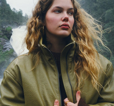 TILTIL Saar PU Bomber Groen - Things I Like Things I Love