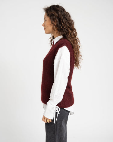 TILTIL Sabine Spencer Knit Bordeaux One Size - Things I Like Things I Love