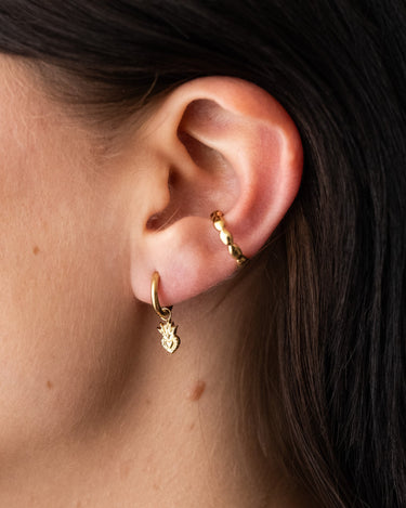 TILTIL Sacred Heart Earrings Goud - Things I Like Things I Love