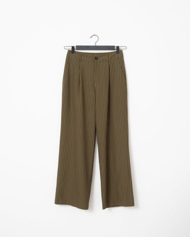 TILTIL Sanne Pinstripe Pantalon Groen - Things I Like Things I Love