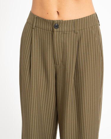 TILTIL Sanne Pinstripe Pantalon Groen - Things I Like Things I Love