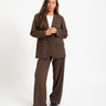 TILTIL Sanne Pintuck Pantalon Bruin - Things I Like Things I Love