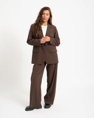 TILTIL Sanne Pintuck Pantalon Bruin - Things I Like Things I Love