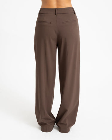 TILTIL Sanne Pintuck Pantalon Bruin - Things I Like Things I Love