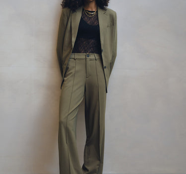 TILTIL Sanne Pintuck Pantalon Donkergroen - Things I Like Things I Love