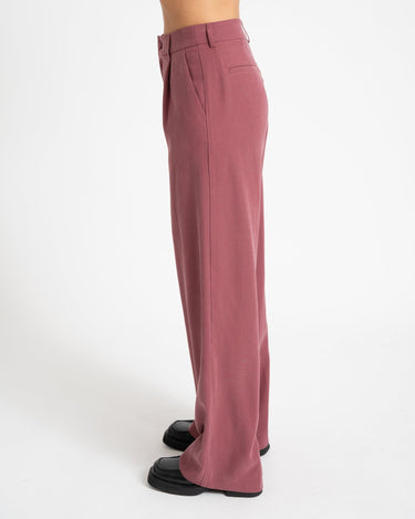 TILTIL Sanne Rayon Pantalon Aubergine - Things I Like Things I Love