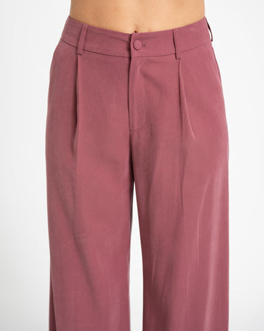 TILTIL Sanne Rayon Pantalon Aubergine - Things I Like Things I Love