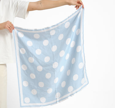 TILTIL Satin Scarf Dots Blue - Things I Like Things I Love