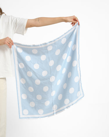 TILTIL Satin Scarf Dots Blue - Things I Like Things I Love