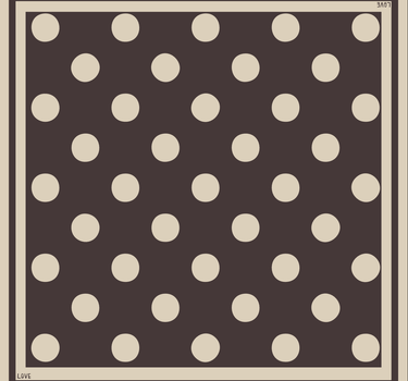 TILTIL Satin Scarf Dots Brown - Things I Like Things I Love