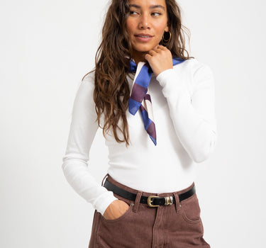TILTIL Satin Scarf Mosa Bordeaux - Things I Like Things I Love