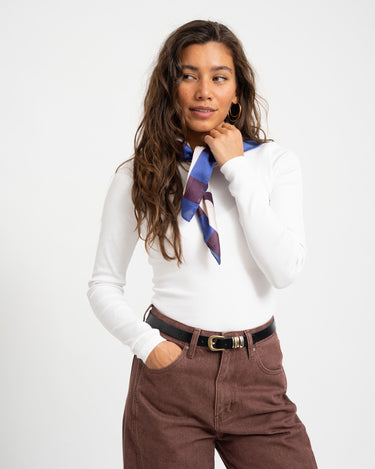 TILTIL Satin Scarf Mosa Bordeaux - Things I Like Things I Love