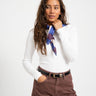TILTIL Satin Scarf Mosa Bordeaux - Things I Like Things I Love