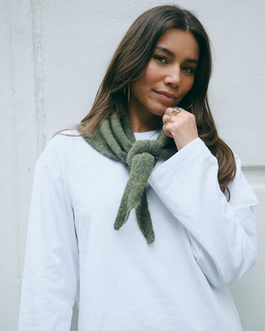 TILTIL Scarf Triangle Loulou Donkergroen - Things I Like Things I Love