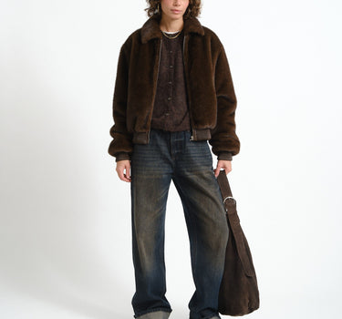 TILTIL Senna Mohair Cardigan Bruin - Things I Like Things I Love