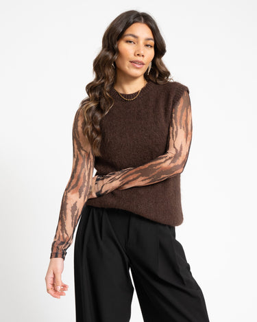 TILTIL Sera Tiger Longsleeve Brown - Things I Like Things I Love