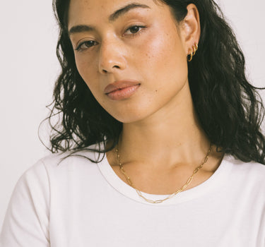 TILTIL Set of 2 Basic Hoopy Goldplated - Things I Like Things I Love