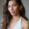 TILTIL Set of 2 Earrings Flowery Hoops Gold - Things I Like Things I Love