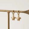 TILTIL Set Of 2 Earrings Gold Plated Hoop Turtle - Things I Like Things I Love