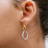 TILTIL Set of 2 Earrings Hailey Organic Gold Silver - Things I Like Things I Love