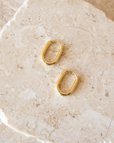 TILTIL Set Of 2 Earrings Josy Oval Gold - Things I Like Things I Love
