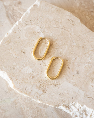 TILTIL Set Of 2 Earrings Josy Oval Gold - Things I Like Things I Love