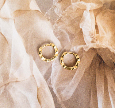 TILTIL Set Of 2 Earrings Zircon Butter Yellow Gold - Things I Like Things I Love