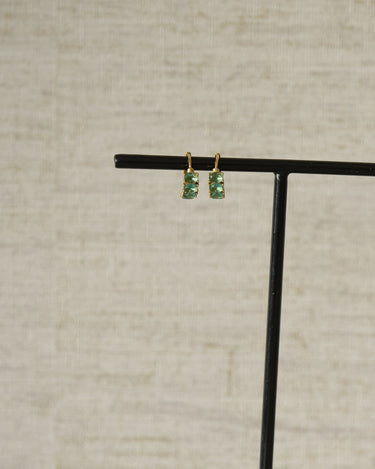 TILTIL Set of 2 Earrings Zircon Chunky Turquoise - Things I Like Things I Love