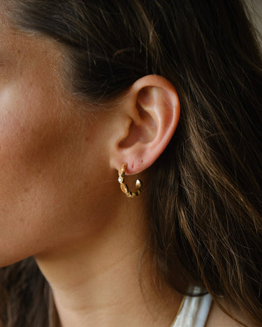 TILTIL Set of 2 Earrings Zircon Large Orange - Things I Like Things I Love
