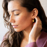 TILTIL Set of 2 Earrings Zircon Stud Yellow - Things I Like Things I Love