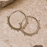 TILTIL Set OF 2 GOLDPLATED DOT CHAIN HOOP - Things I Like Things I Love