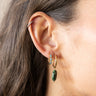 TILTIL Set of 2 Hoop Goldplated African Turqoise - Things I Like Things I Love