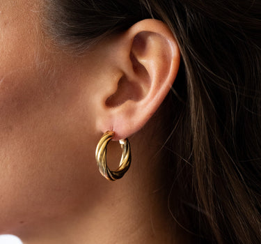 TILTIL Set of 2 Hoop Goldplated Amy - Things I Like Things I Love