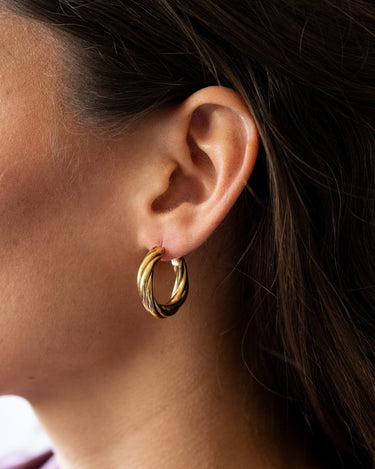 TILTIL Set of 2 Hoop Goldplated Amy - Things I Like Things I Love