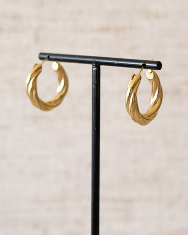 TILTIL Set of 2 Hoop Goldplated Amy - Things I Like Things I Love