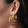 TILTIL Set of 2 Hoop Goldplated Boldy - Things I Like Things I Love