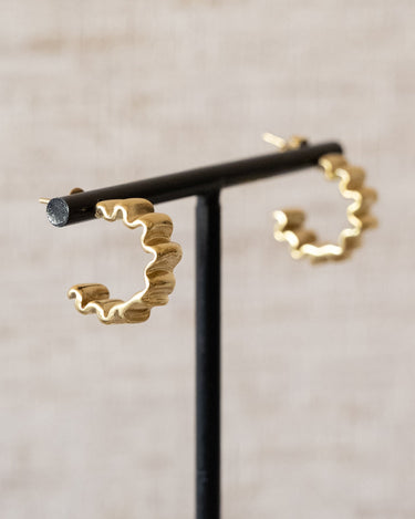 TILTIL Set of 2 Hoop Goldplated Merel Blackbird - Things I Like Things I Love