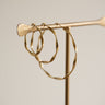 TILTIL Set of 2 Hoop Goldplated Twister - Things I Like Things I Love