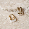 TILTIL Set of 2 Hoop Torty Creme Gold - Things I Like Things I Love