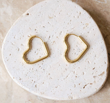 TILTIL Set Of 2 I Heart You Earrings Gold - Things I Like Things I Love