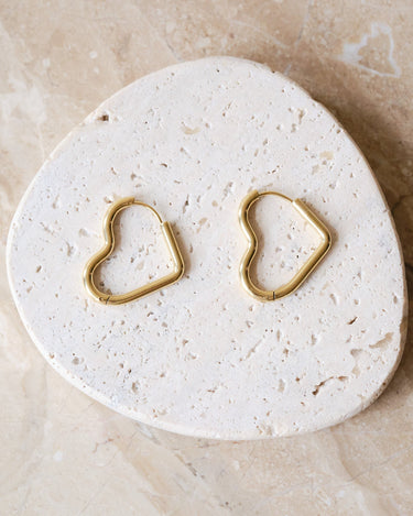 TILTIL Set Of 2 I Heart You Earrings Gold - Things I Like Things I Love