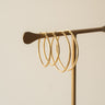 TILTIL Set of 2 Oval Hoopy Goldplated - Things I Like Things I Love
