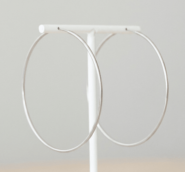 TILTIL Set van 2 Basic Hoop Earring Zilver - Things I Like Things I Love