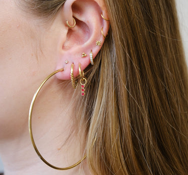 TILTIL Set van 2 Basic Hoop Oorbellen Goud - Things I Like Things I Love
