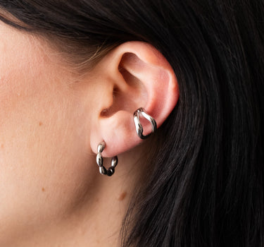 TILTIL Set van 2 Essential Hoop Earrings Zilver - Things I Like Things I Love